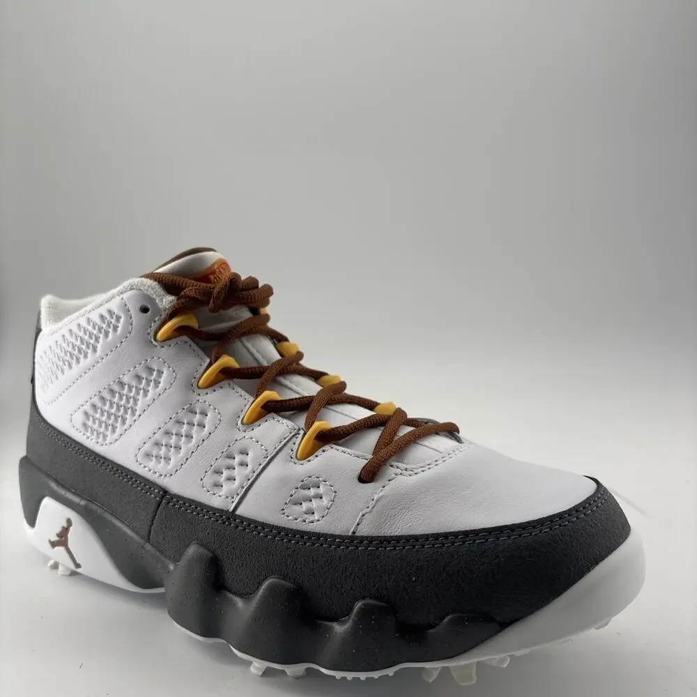 Air Jordan 9 Golf NRG U24 White Gold 7.5 FN6931 100 NEW